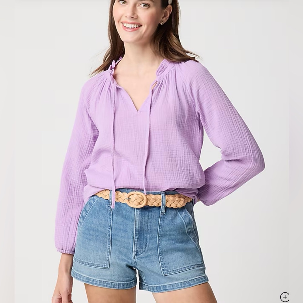 JCrew Factory NWT Gauze Top
